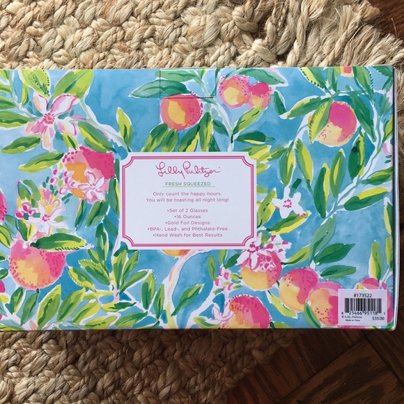 Lilly Pulitzer Stemless Glasses - Picture 2 of 3